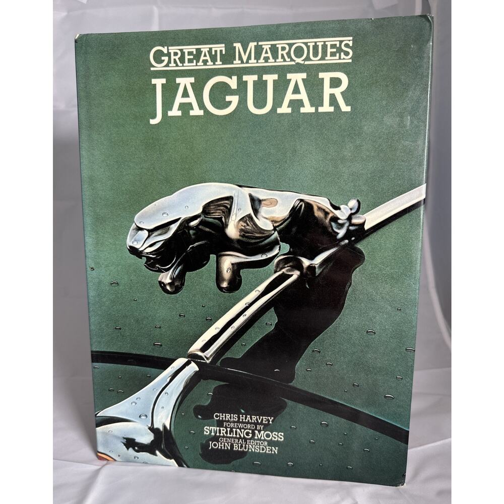 Jaguar Great Marques Hardcover Chris Harvey Hardcover 1982 Signed